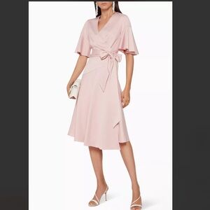 Elliatt Blush Pink Tie Waist Robe Style Garment Size Small
